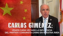 Carlos Giménez advierte sobre la creciente influencia del Partido Comunista de China en Estados Unidos