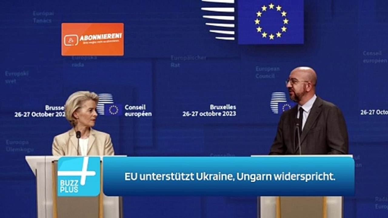 EU unterstützt Ukraine, Ungarn widerspricht.
