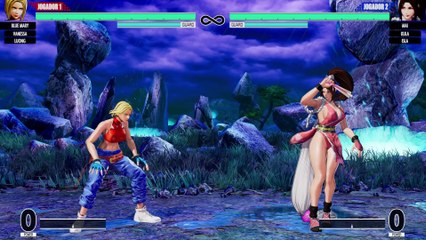 THE KING OF FIGHTERS XV BLUE MARY/VANESSA/LUONG VS MAI/KULA/ISLA