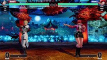 THE KING OF FIGHTERS XV ELISABETH/ASH/KUKRI VS SHERMIE/HEIDERN/KUKRI