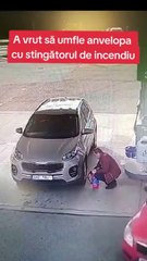 Gonfler ses pneus avec un extincteur