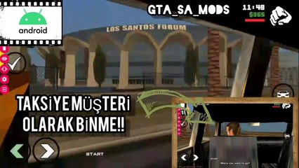 GTA SA Android Taksi Modu Kurulumu | GTA SA Android Mods