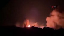İsrail'in Gazze Şeridi'ne düzenlediği hava saldırıları nedeniyle bölgede şiddetli patlama sesleri duyuluyor