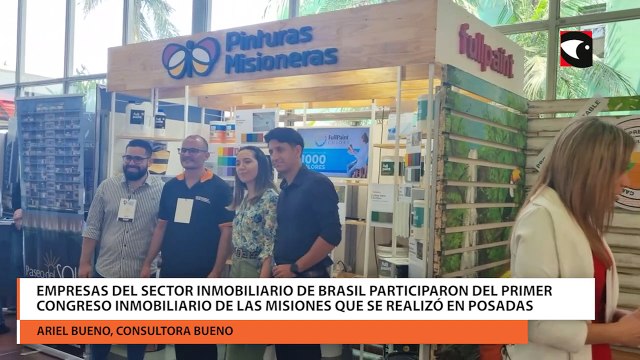 Empresas del sector inmobiliario de Brasil participaron del primer congreso inmobiliario de las misiones que se realizó en Posadas