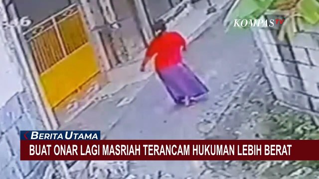 Detik-Detik Masriah Pelaku Pembuang Kotoran Berjoget Usai Buang Sampah ke Rumah Tetangga