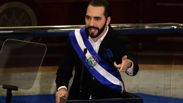 Nayib Bukele inscribió su candidatura a la reelección en El Salvador