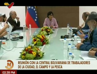 Vpdta. Delcy Rodríguez se reunió con los trabajadores del campo y la pesca