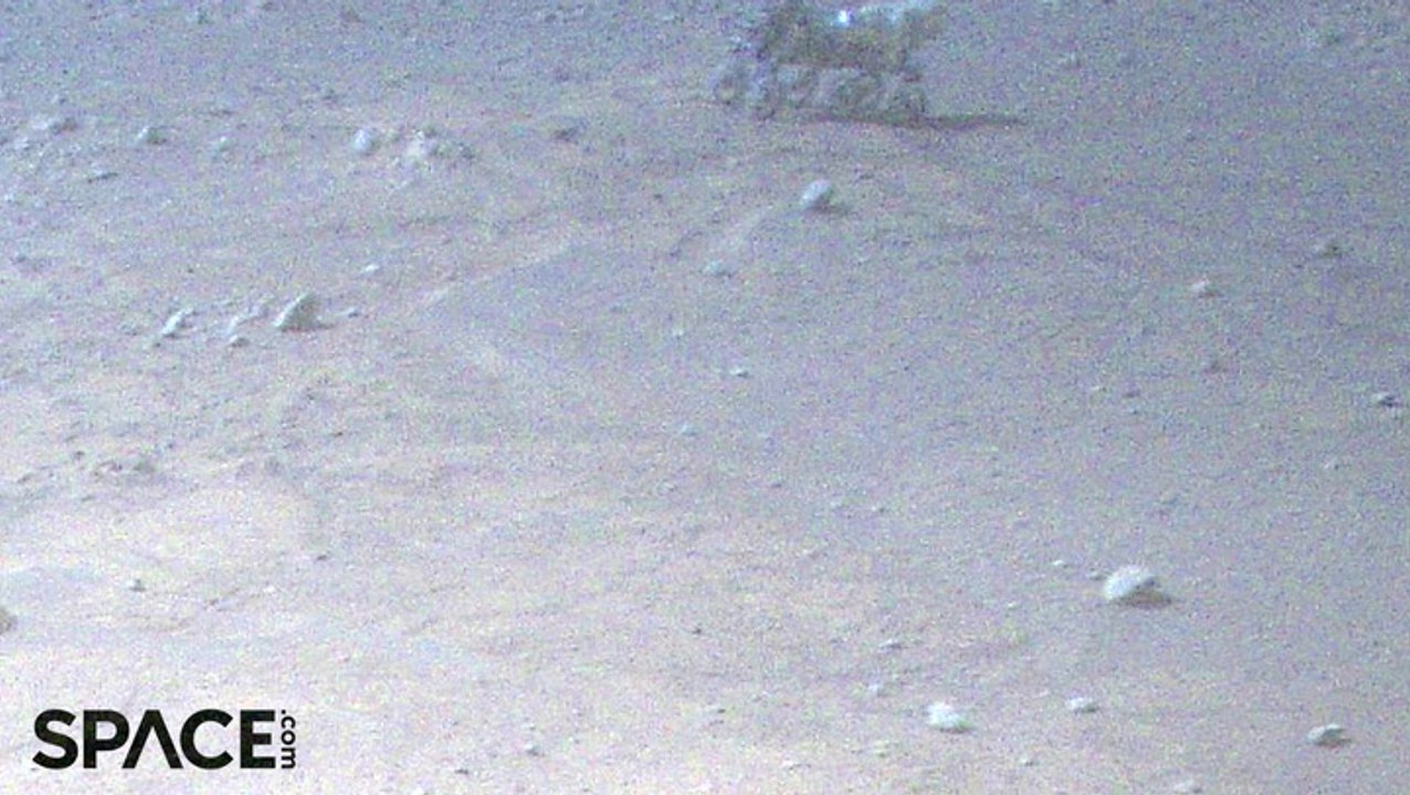 Mars helicopter Ingenuity Spots Perseverance Ro...