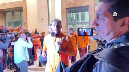 Galatasaray kafilesi Rize'de