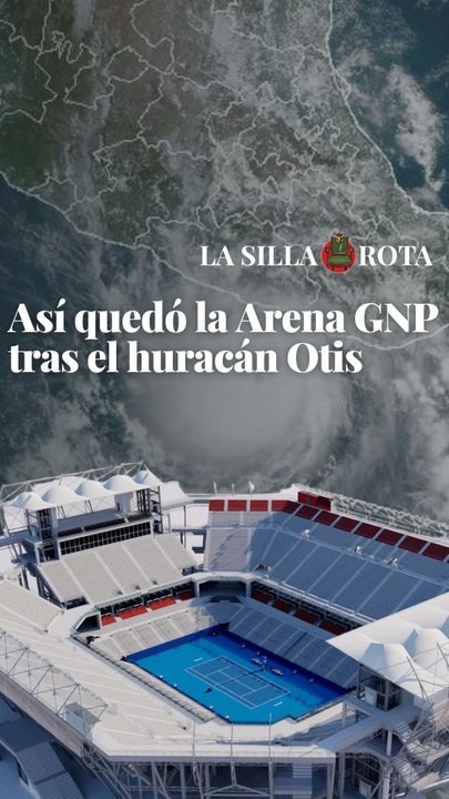 Así quedó la Arena GNP en Acapulco tras el huracán Otis