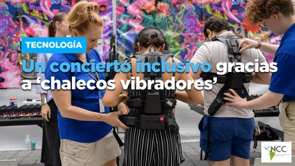 Un concierto inclusivo gracias a ‘chalecos vibradores’
