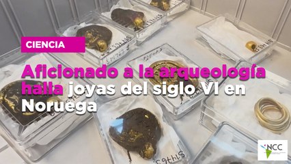 Aficionado a la arqueología halla joyas del siglo VI en Noruega