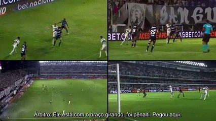 CBF admite erro em arbitragem de Santos x Coritiba