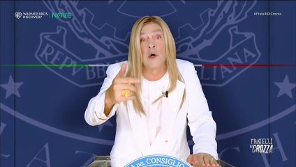 Crozza/Meloni sul rincaro prezzi di assorbenti e latte in polvere: "E che devo soffrire solo io come donna?!"
