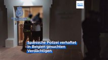 Polizei-Video: Festnahme in Spanien nach Terror-Anschlag in Brüssel