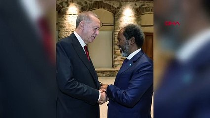 LES ATTAQUES D'ISRAÉL CONTRE LA PALESTINE ONT ÉTÉ DISCUTÉS LORS DE LA RENCONTRE DU PRÉSIDENT ERDOĞAN ET DU PRÉSIDENT DE SOMALIE