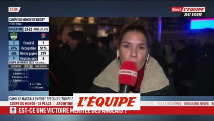 L'Angleterre s'impose au forceps contre l'Argentine et s'offre la médaille de bronze - Rugby - CM