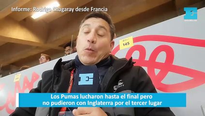 Los Pumas lucharon hasta el final pero no pudieron con Inglaterra por el tercer lugar