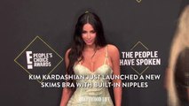 Kim Kardashian Just Launched a New Skims Bra With Built-in Nipples