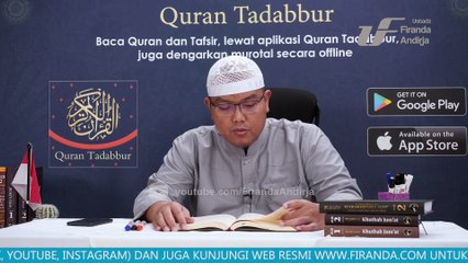 Syarah Hadist Arbain #21 - Bersuci, Berdzikir, Sedekah & Sabar - Ustadz Dr. Firanda Andirja M.A.