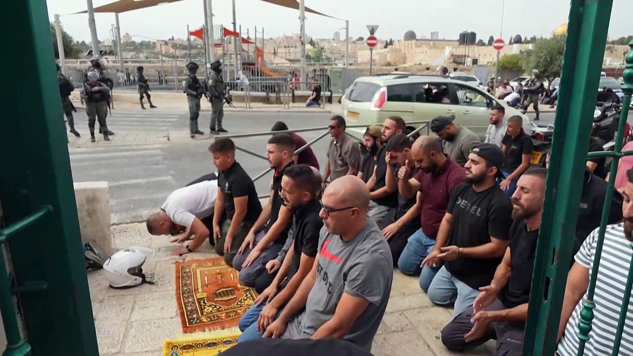 Nova rotina para a oração de sexta-feira em Jerusalém e Gaza