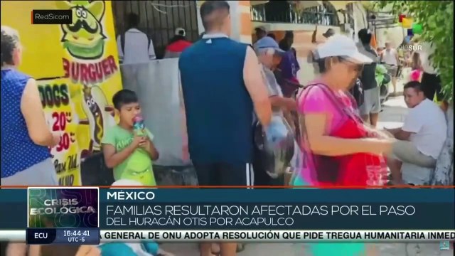 México: Continúan las labores de remoción de escombros tras el paso del huracán Otis