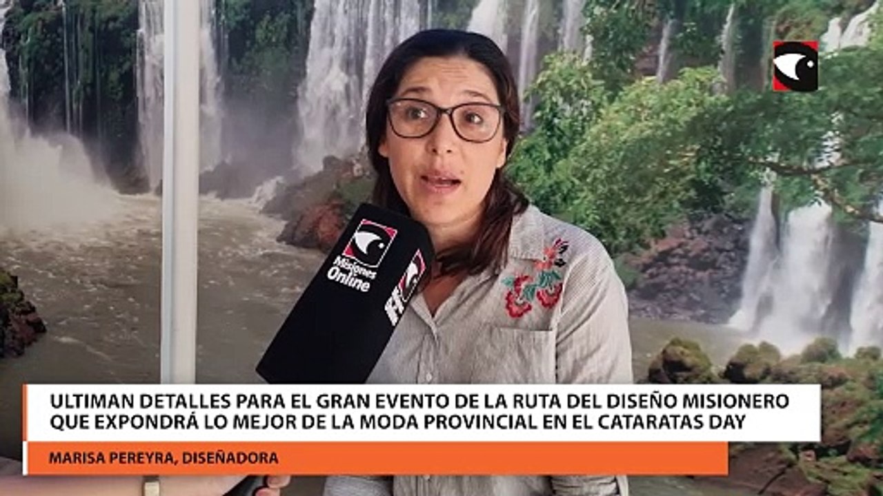 Diseñadores de la Ruta del Diseño se preparan para el Cataratas Day