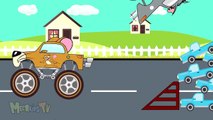 Tom And Jerry Cartoon - Monster Trucks For Children - Kids Video