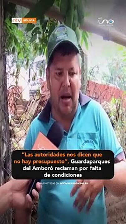“Las autoridades nos dicen que no hay presupuesto”, Guardaparques del Amboró reclaman por falta de condiciones