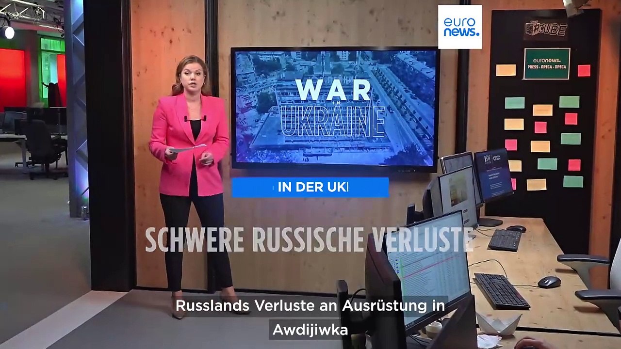 Krieg in der Ukraine: Wie schlimm sind Russlands Verluste bei Awdijiwka?