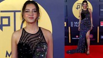 Tejasswi Prakash Looking Stunning in Black at the The Red Carpet of Mami Mumbai Film Festival 2023