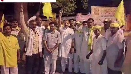 खंडवा पहुंची किसान मजदूर बचाओं यात्रा, कही बड़ी यात्रा