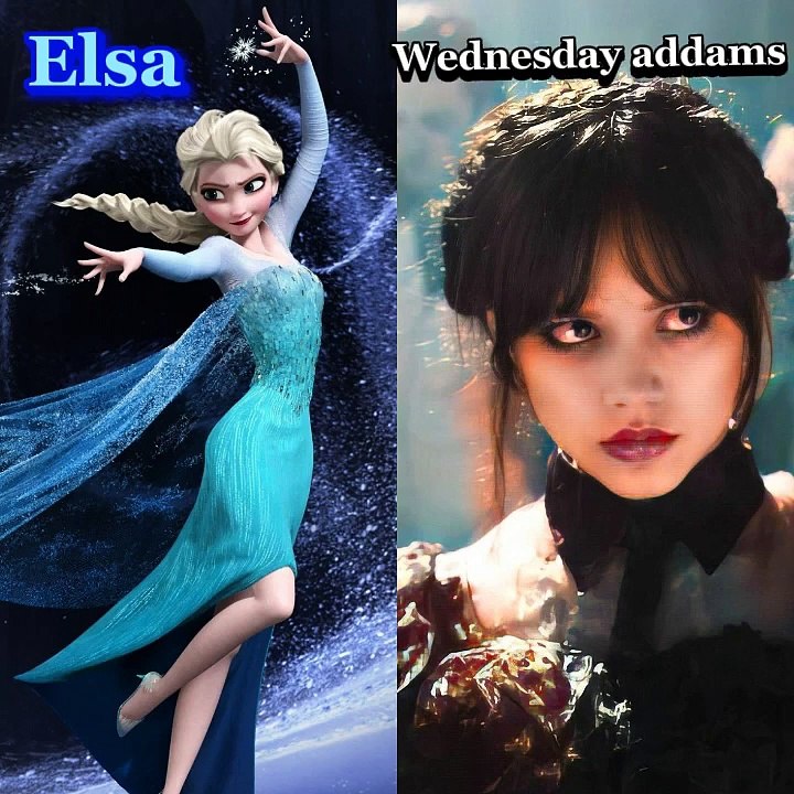 ELSA vs WEDNESDAY ADDAMS