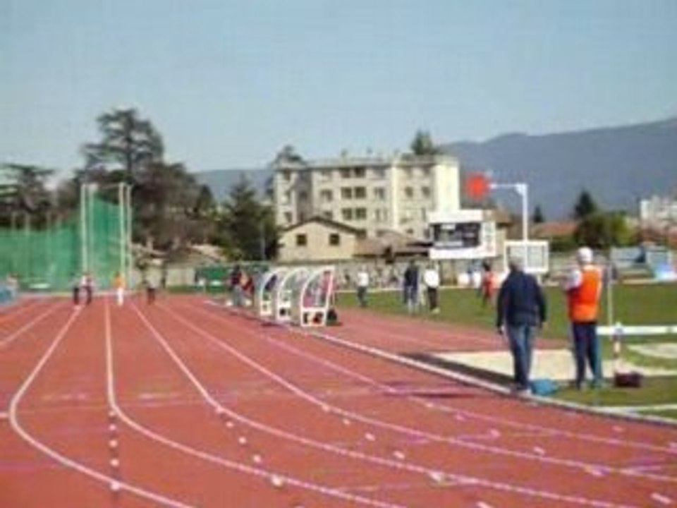 Montélimar Athlétisme(relais4x60)àRomans le 29.03.2008