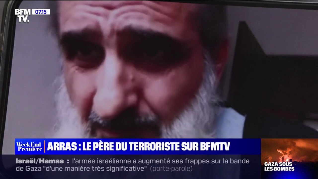 Arras: "Aujourd'hui, ce qu'il a fait, c'est inacceptable", le père de l'assaillant témoigne sur BFMTV