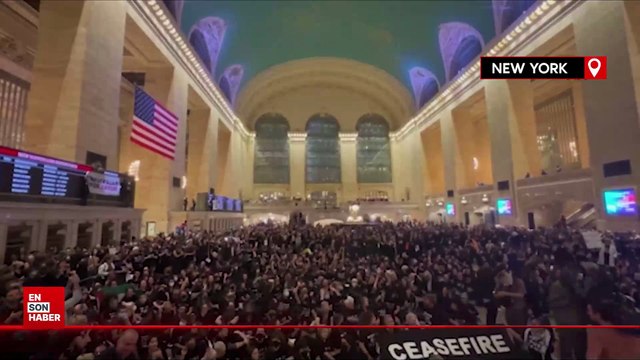 Amerikalı Yahudiler, Gazze'de ateşkes için gösteri düzenledi