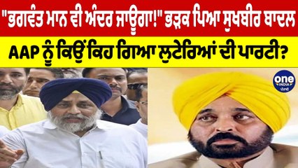"ਭਗਵੰਤ ਮਾਨ ਵੀ ਅੰਦਰ ਜਾਊਗਾ!" ਭੜਕ ਪਿਆ ਬਾਦਲ, AAP ਨੂੰ ਕਿਉਂ ਕਿਹ ਗਿਆ ਲੁਟੇਰਿਆਂ ਦੀ ਪਾਰਟੀ? |OneIndia Punjabi
