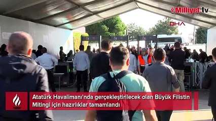 Milyonlar 'Büyük Filistin Mitingi'nde buluşacak: Hazırlıklar tamamlandı