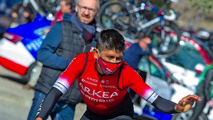 Nairo Quintana de retour dans le peloton, un très mauvais signal