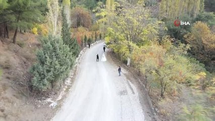 Evlenecek çiftler Spil Dağı Milli Parkı'nı tercih ediyor