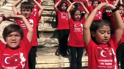 ANTİK KENTTE 100. YIL COŞKUSU