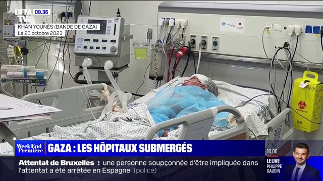 Les hôpitaux dans la bande de Gaza sont submergés après les bombardements israéliens