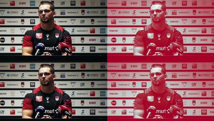 Marchand et Arnold avant LOU/ASM