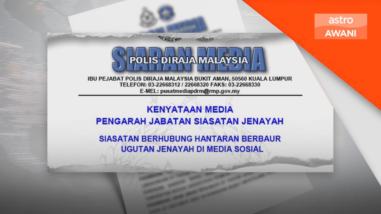 Dua lelaki ditahan kes ugut PM, Timbalan KPN di media sosial