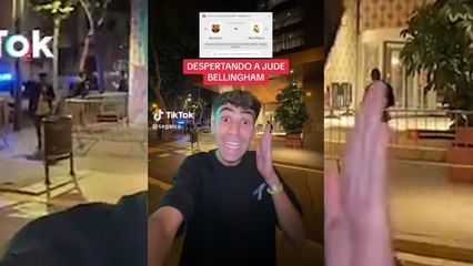 Intenta despertar a bellingham en el hotel de barcelona y se acaba viralizando entre el madridismo