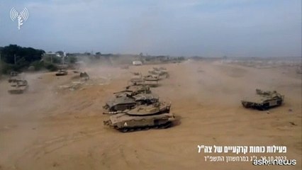 Notte di fuoco su Gaza, l'invasione israeliana sembra pi? vicina