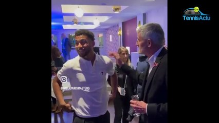 Rolex Paris Masters 2023 - Arthur Fils après le tirage à Bercy