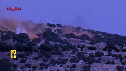 Lübnan Hizbullahı İsrail Tanklarını Vurdu!