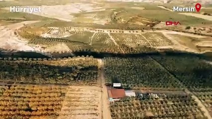 Ziraat mühendisi tarlaya, 'Cumhuriyet 100 yaşında' yazdı