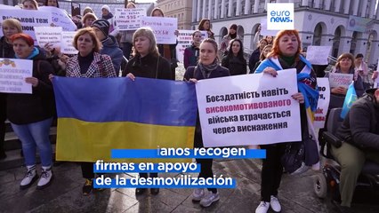 La ciudadanía ucraniana pide la desmovilización de los soldados
